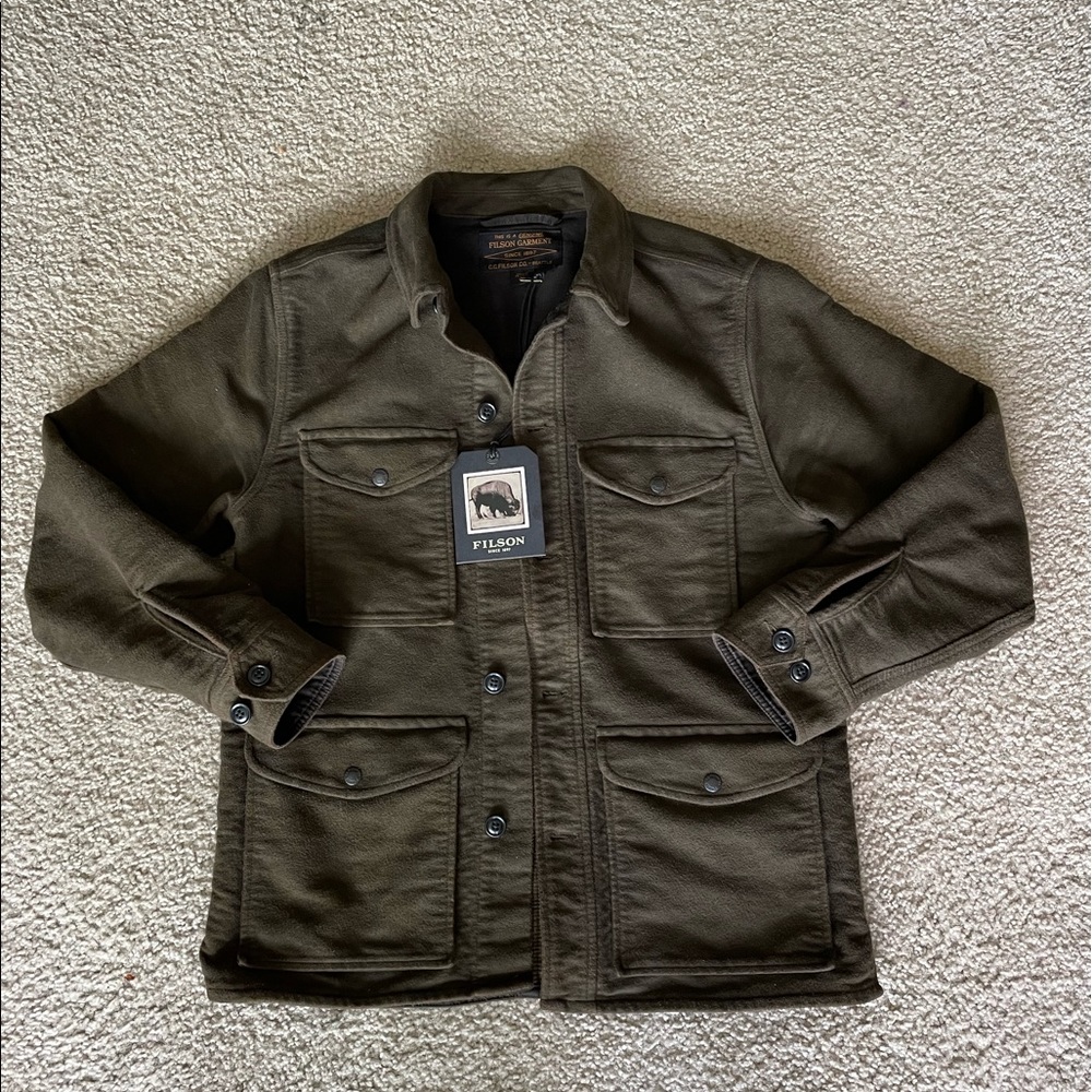 Filson Moleskin Chore Coat NWT